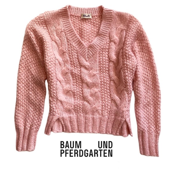 d a n i s h :: Baum und Pferdgarten Mohair Chunky Cable Knit Sweater - Picture 2 of 12